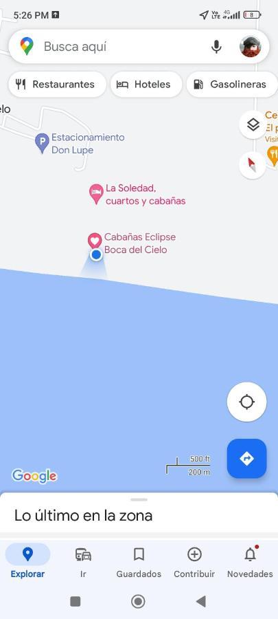 Hotel Cabanas Eclipse Boca del Cielo Exteriér fotografie